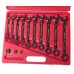 Набор ключей комбинированных 8-19мм трещоточных 13 предметов в кейсе JTC