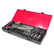 Набор инструментов TORX,HEX (ключи,головки с насадками) 40 предметов в кейсе JTC